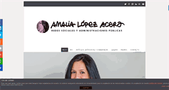Desktop Screenshot of amalialopezacera.com