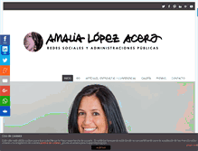 Tablet Screenshot of amalialopezacera.com